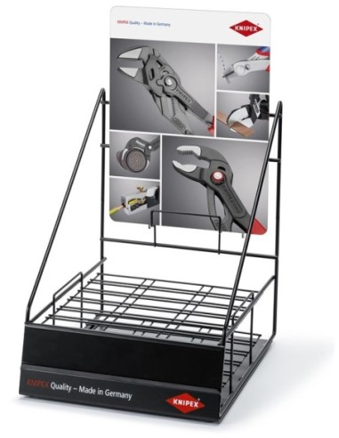Expositor de venta para la presentación en expositores de pared o de mostrador sin alicates KNIPEX 00 19 34 3