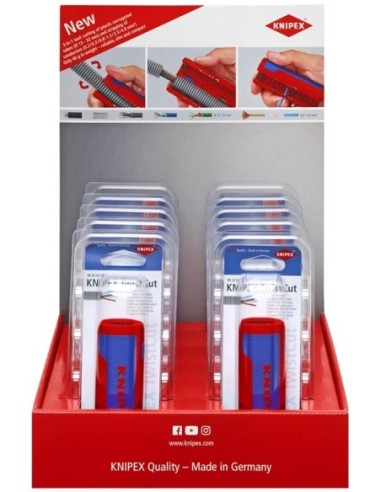 Expositor para mostrador 10 piezas KNIPEX 00 18 01 V30