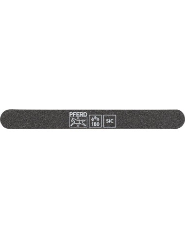Lima abrasiva SF-R147-15-5 flexible, 147x15x5mm, SiC Granulación 180, extremo