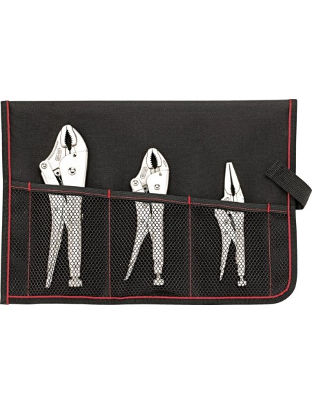 Juego mordazas grip 3 pzas bolsa enrollable