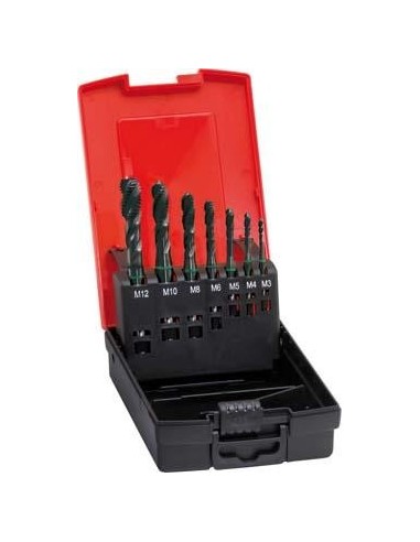 Machos roscar a máquina, juego DIN371/376 HSSE TiNforma C M3-M12