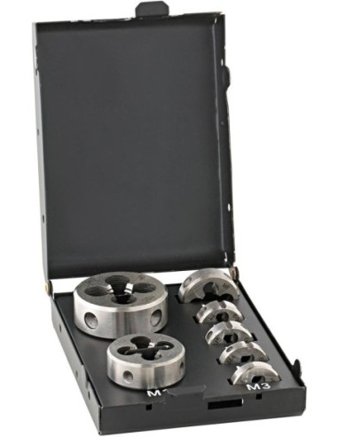 Jgo terraja rosc. EN22568HSS M3-M12 caja metálica FORTIS