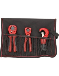 Juego de cortatubos 3 pzas bolsa enrollable