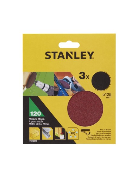 3 discos 125mm para amoladoras y taladros. Autoadherentes