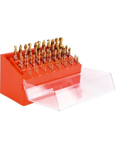 DrillboyXL 55 piezas con brocas HSS A002 Dormer