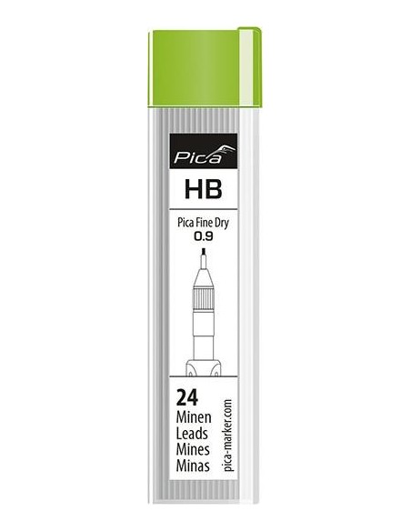 Marcador Pica Fine Dry Juego de minas grafito H (24 uds.) Pica
