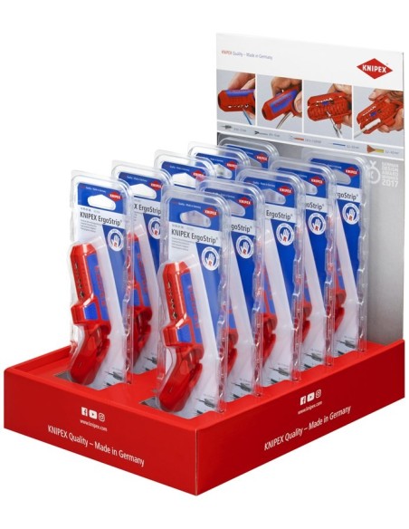 Expositor para mostrador 10 piezas KNIPEX 00 18 01 V27