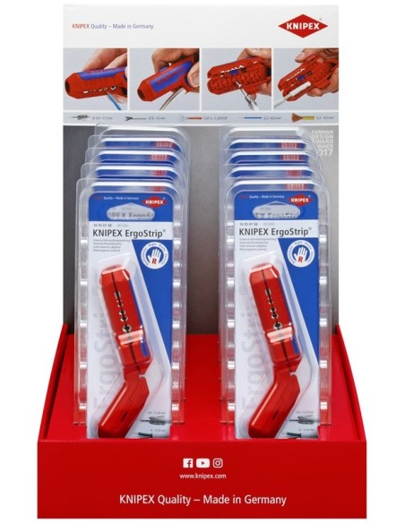 Expositor para mostrador 10 piezas KNIPEX 00 18 01 V27