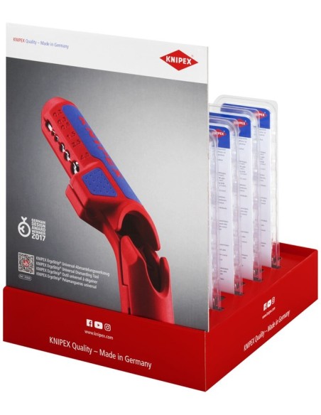 Expositor para mostrador 10 piezas KNIPEX 00 18 01 V27