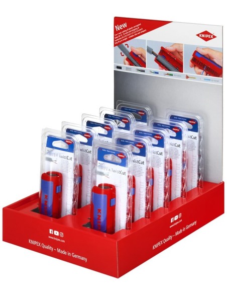 Expositor para mostrador 10 piezas KNIPEX 00 18 01 V29
