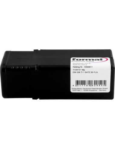 Jg recambio broca espiralDIN338 HSSE pulido tipo NTipo TI 1-10,5mm
