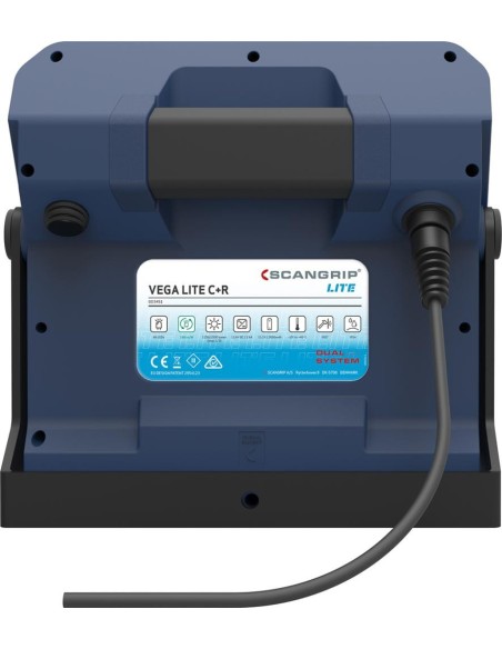Foco de obra Dualsystem VegaLite 1500 C R 750-2000lumen SCANGRIP LITE