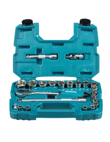 Makita B-65589 Set llave de carraca y vasos (23 pcs) 1/2