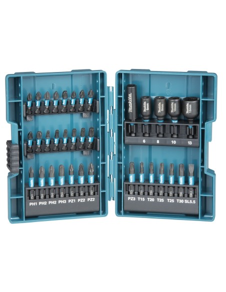 Makita B-66880 Estuche de puntas y llaves de vaso SERIE BLACK 35pcs