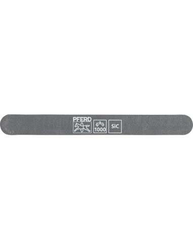 Lima abrasiva SF-R147-15-5 flexible, 147x15x5mm, SiC K1000, extremo redondo, Pferd