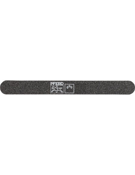 Lima abrasiva SF-R147-15-5 flexible, 147x15x5mm, SiC K1000, extremo redondo, Pferd