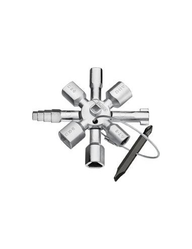 Llave para armario de distribución TwinKey TwinKey KNIPEX