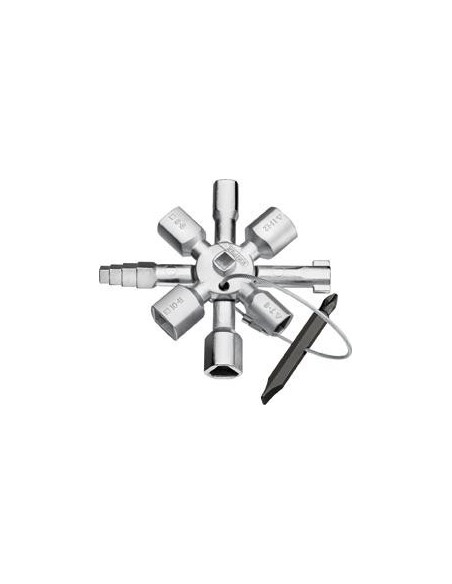 Llave para armario de distribución TwinKey TwinKey KNIPEX