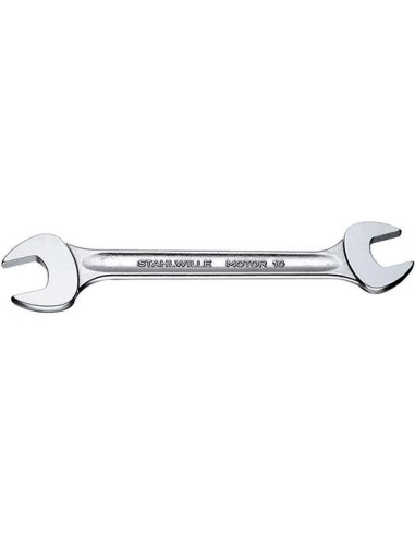 Llave de dos bocas D3110 8 x 9 mm Stahlwille pulida 12 piezas.
