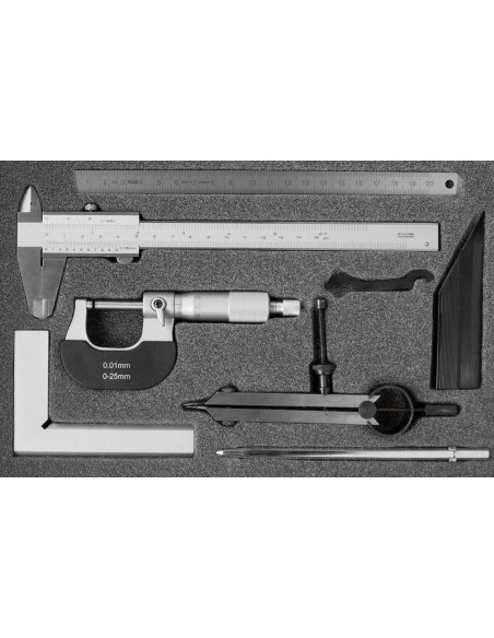 Jgo instrumentos medición7 pzas FORTIS
