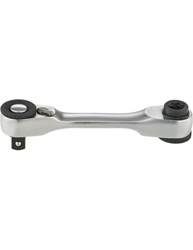 Carraca portapuntas 88mm para puntas 1/4 y llave de vaso 1/4