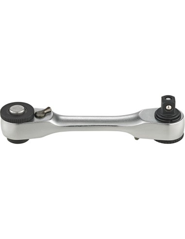 Carraca portapuntas 88mm para puntas 1/4 y llave de vaso 1/4
