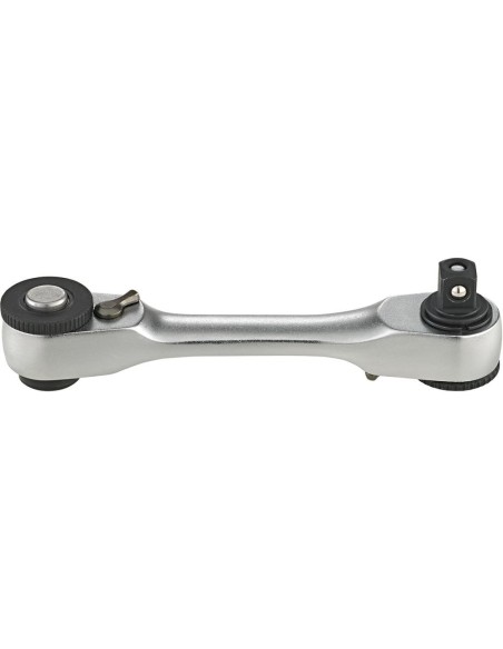 Carraca portapuntas 88mm para puntas 1/4 y llave de vaso 1/4