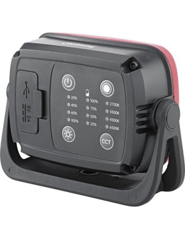 Lámp. trab. batería Mini 300-1500Lumen 2700-6500K en 4 pasos