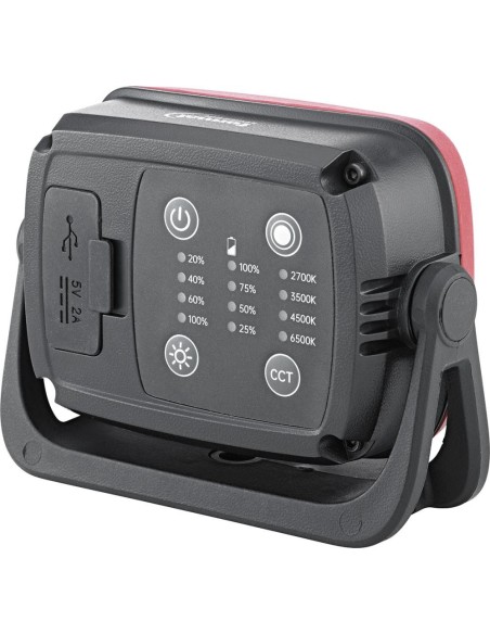 Lámp. trab. batería Mini 300-1500Lumen 2700-6500K en 4 pasos