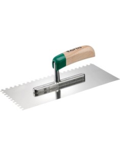 Llana dentada inox 280x130mm 6x 6mm FORTIS
