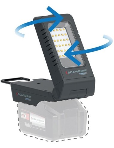 Lámpara de trabajo recargable BASIC CONNECT 1000lumen sin batería SCANGRIP