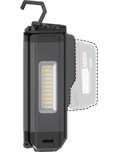 Focos de ala a batería DUO CONNECT 1250-2500 lúmenes sin batería SCANGRIP