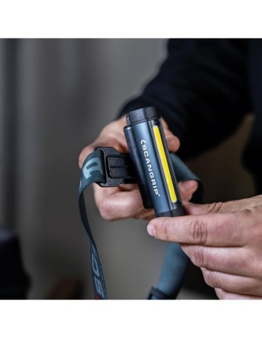 Lámpara frontal recargable Flex Wear Kit 75-150lumen Scangrip