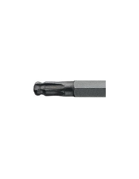 Llave Allen larga fosfatada cabeza esféricaT27x mm Wiha