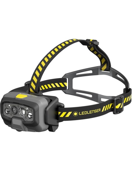 Linterna de casco de batería HF8R Work Yellow 20-1600 lumen Ledlenser