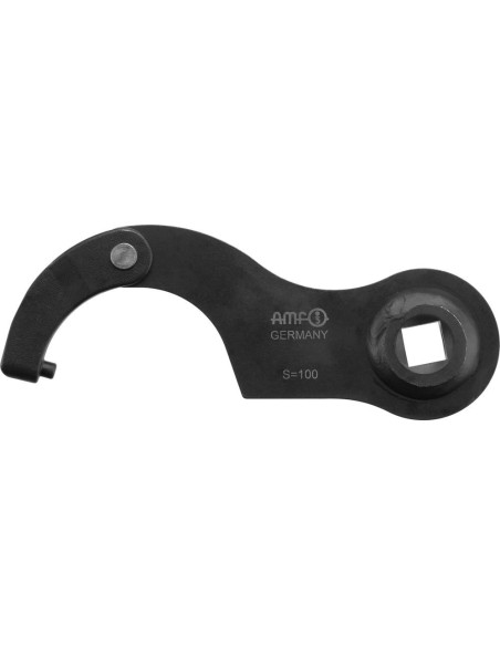 Llave de gancho articulada con pivote 35-60 mm para llave dinamométrica 1/2 AMF