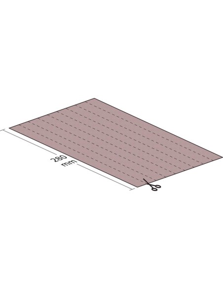 Portacinta abrasiva 125x25mm, plástico dispositivo de sujeción rápida