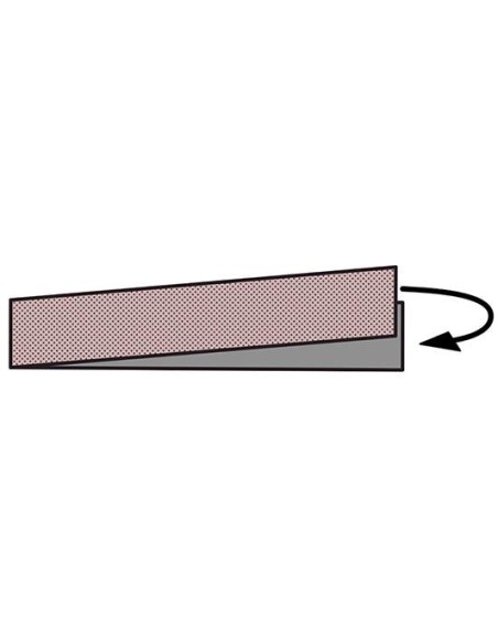 Portacinta abrasiva 125x25mm, plástico dispositivo de sujeción rápida