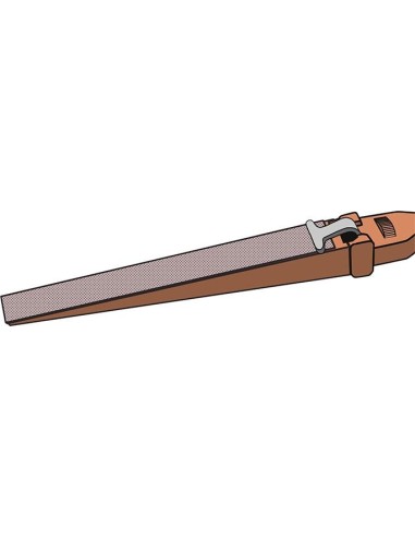 Portacinta abrasiva 125x25mm, plástico dispositivo de sujeción rápida