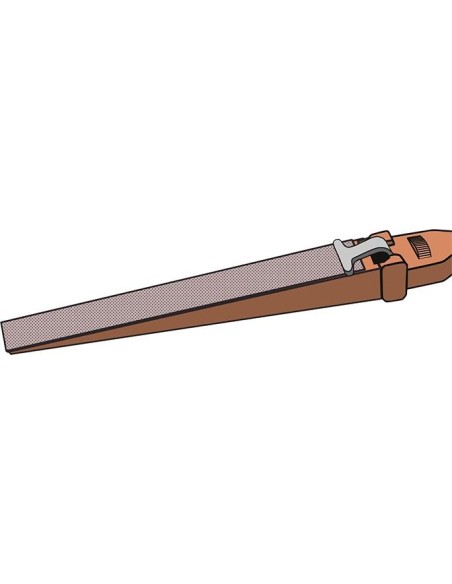 Portacinta abrasiva 125x25mm, plástico dispositivo de sujeción rápida