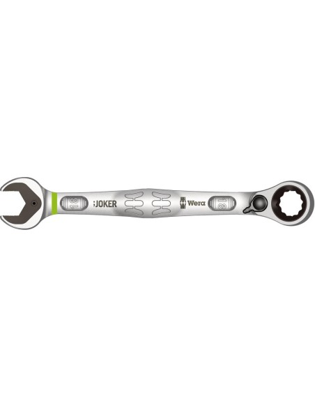 Llave de estrella c/ carraca Joker switch 18mmWera