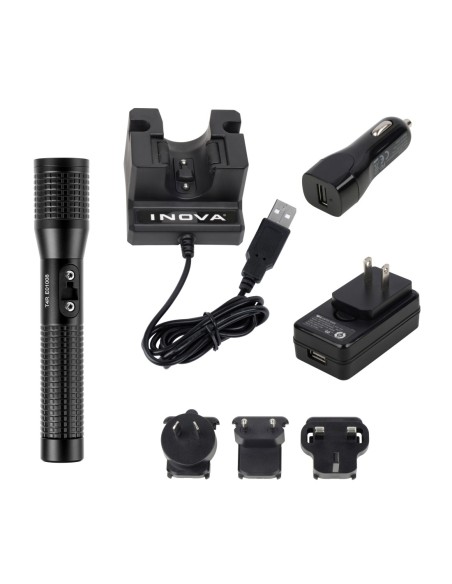 T4R- LINTERNA TÁCTICA RECARGABLE USB- 1300 LUMEN
