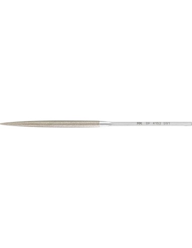Lima de aguja diamante semicircular 140mm
