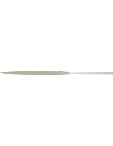 Lima de aguja diamante punta plana 140mm