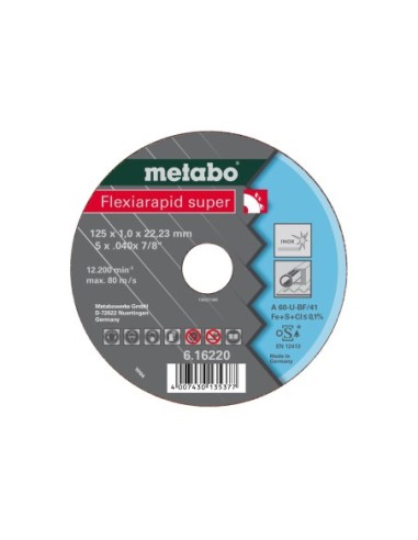 Flexiarapid super 125x1,0x22,23 Inox, TF 41 (616220000)