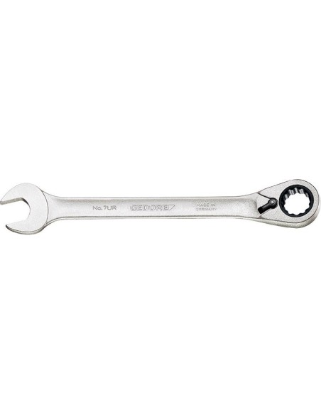 Llave fija con llave estrella de carraca reversible 19mm GEDORE