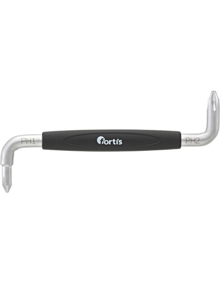Llave Allen acodada PH1 PH2x100mm FORTIS