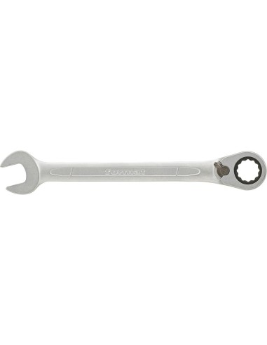 Llave de carraca reversible curvada 17mm