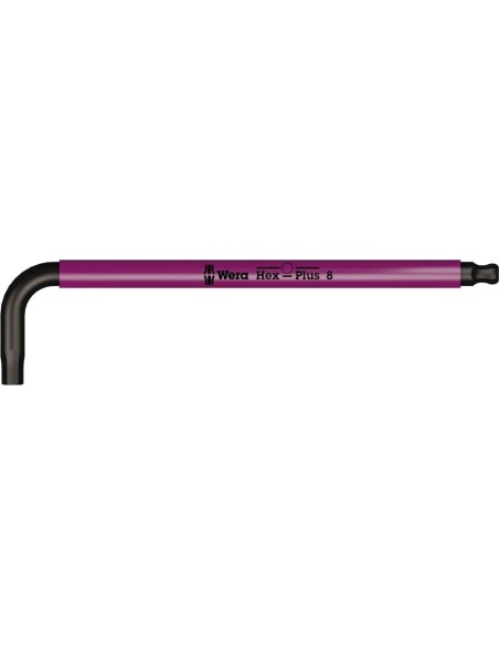 Llave Allen Multicolor revestida 8x mm Wera