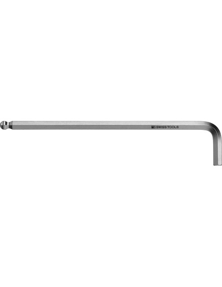Llave Allen acodada DIN 911L cromado 7/32 punta esférica PB Swiss Tools